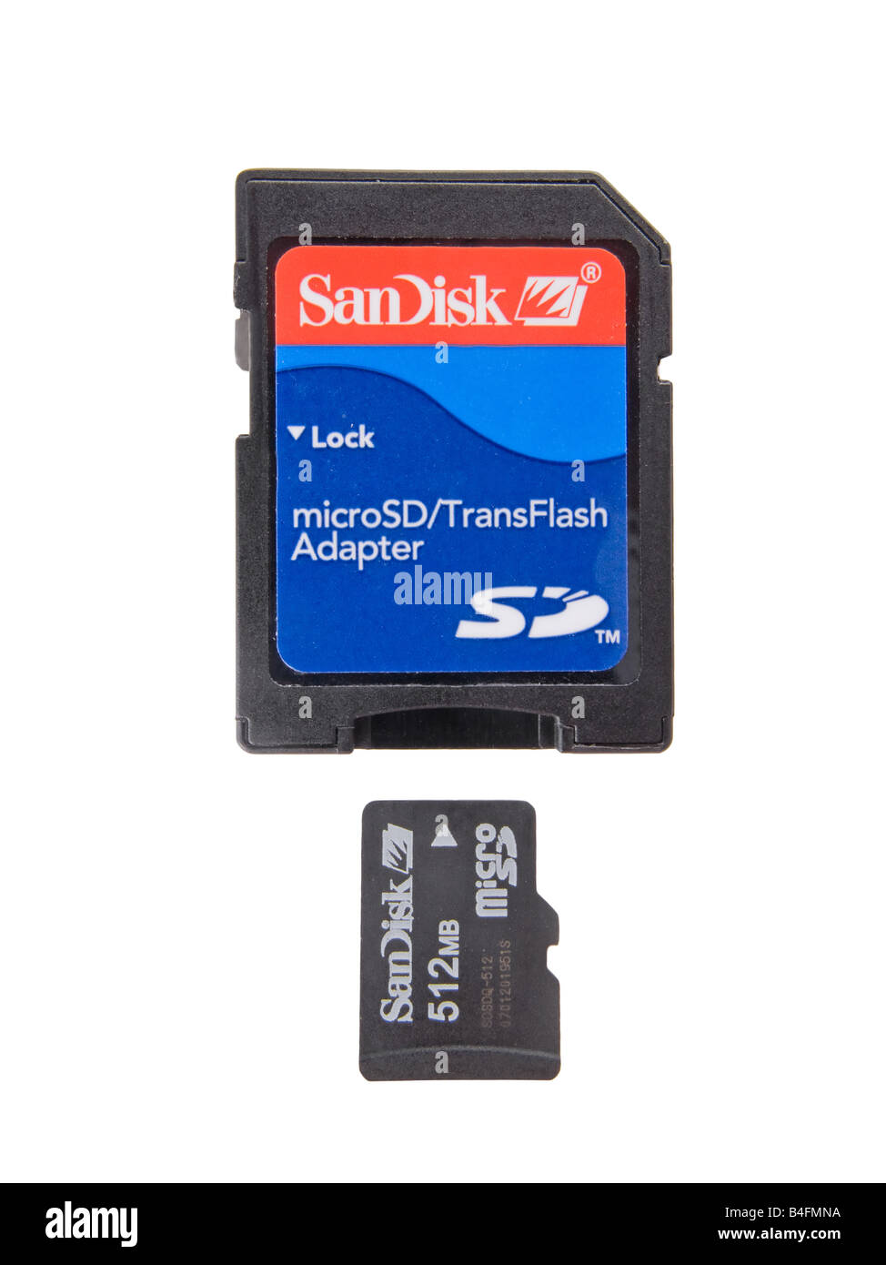 Tarjeta de memoria Micro SD y su adaptador Fotografía de stock - Alamy