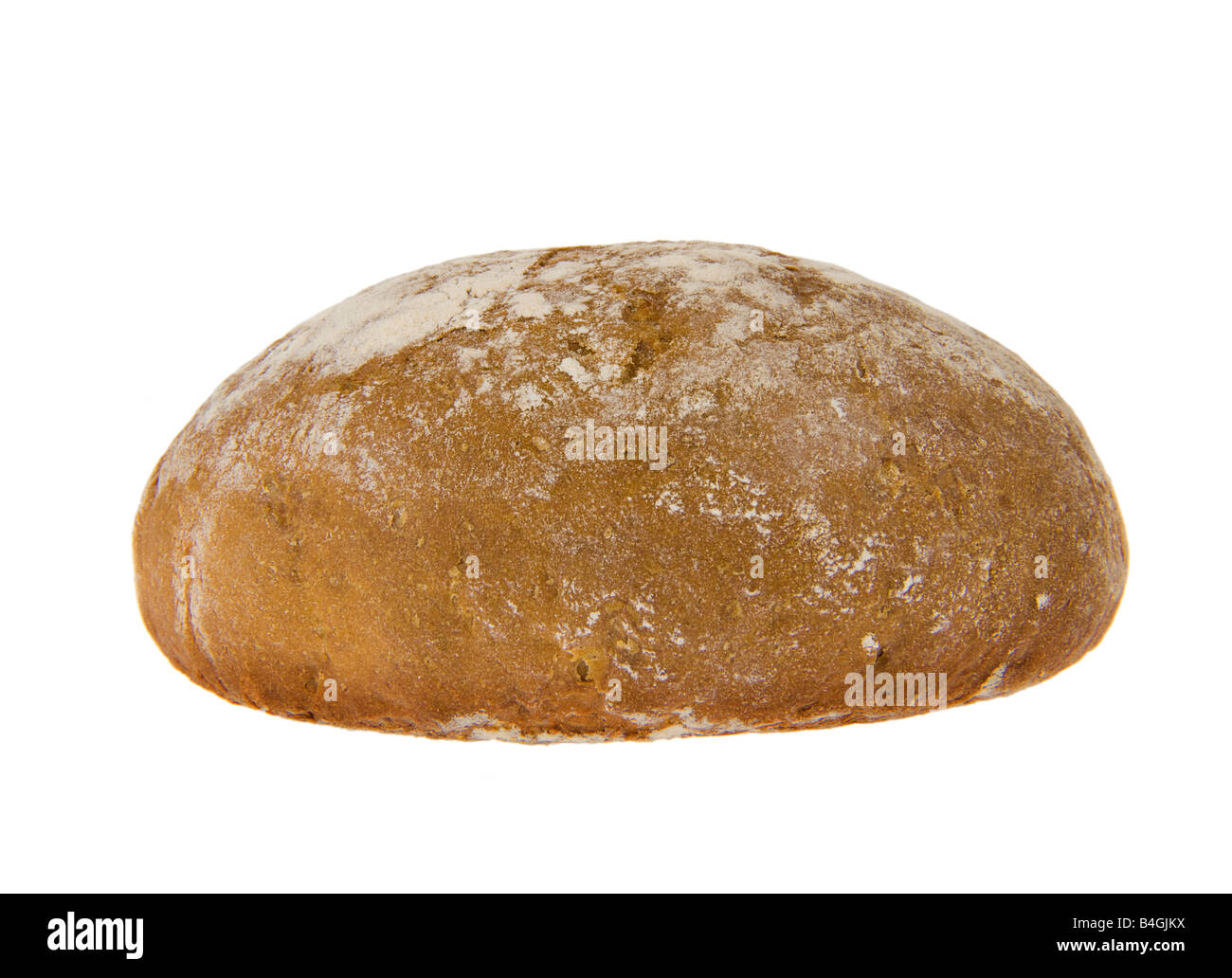 Alimentos dietéticos pan marrón oscuro pan de centeno alemán Alemania brot baker levadura de panadería sourdough cob hogaza de pan losa REDONDA CR Foto de stock