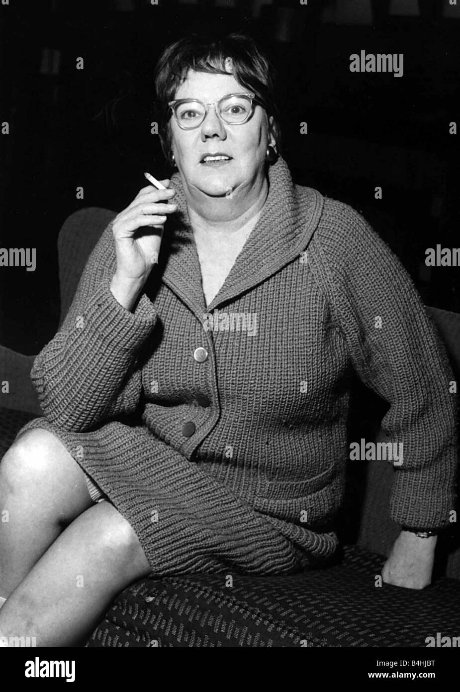 Dandy Nichols actriz británica 1967 TV PROG hasta que la muerte nos separe" Foto de stock