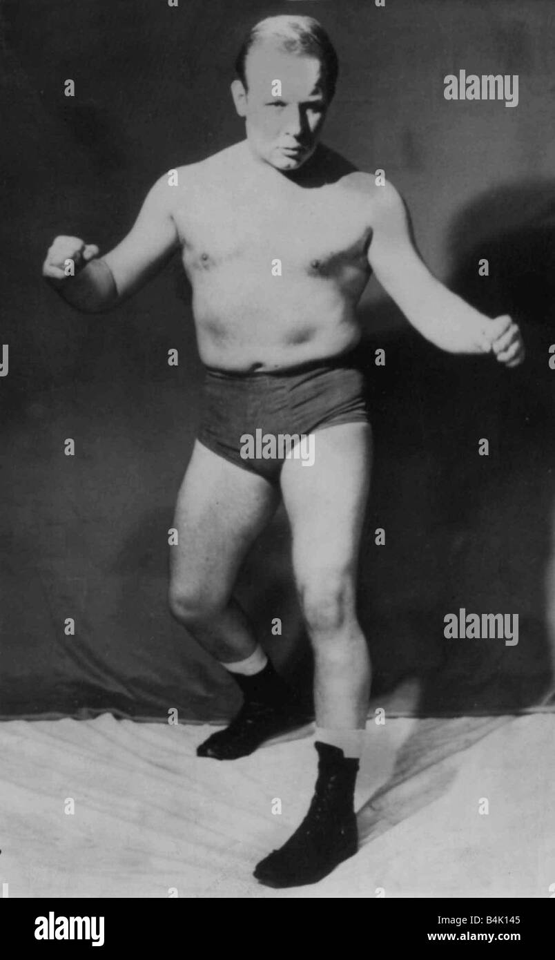 Brian Glover Actor como un luchador de marzo de 1970 Foto de stock