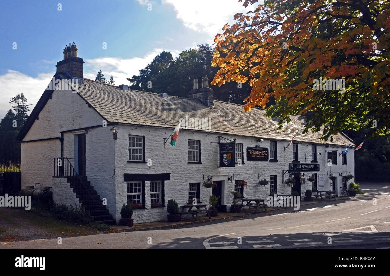 El King's Head Inn, Ravenstonedale, Cumbria, Inglaterra, Reino Unido, Europa. Foto de stock
