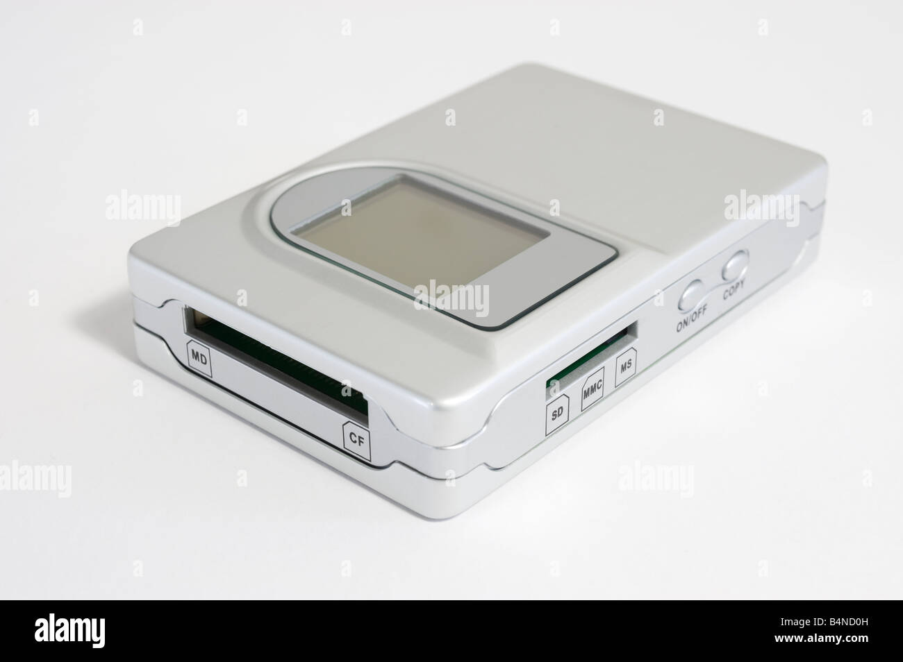 Disco duro portátil y lector de tarjetas Fotografía de stock - Alamy
