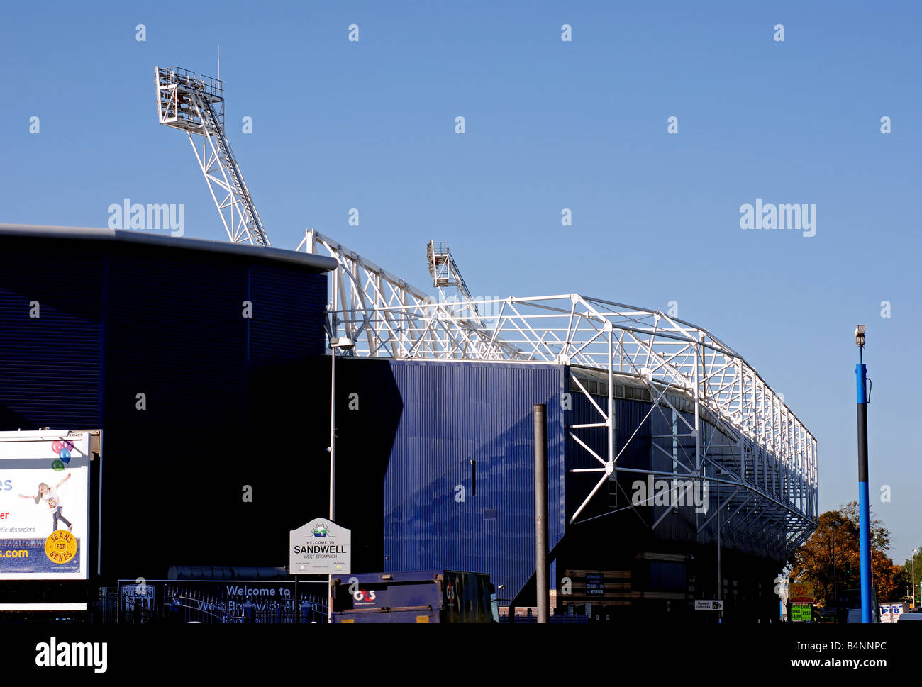 El estadio de fútbol de espinos, West Bromwich, West Midlands, Inglaterra, Reino Unido. Foto de stock