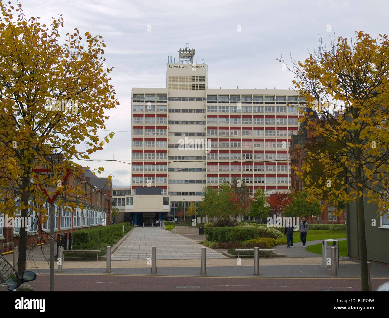 Universidad de Teesside edificio en Inglaterra Middlesbrough Foto de stock