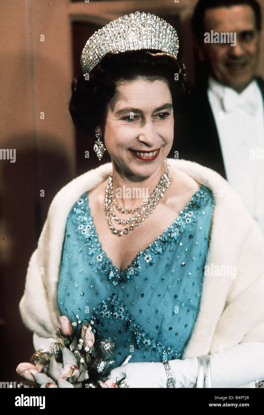 La reina Isabel II de Noviembre de 1969 Foto de stock