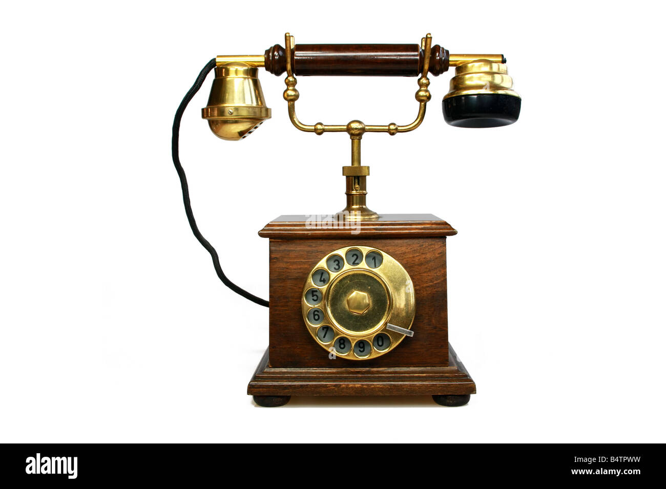 Teléfono antiguo Foto de stock
