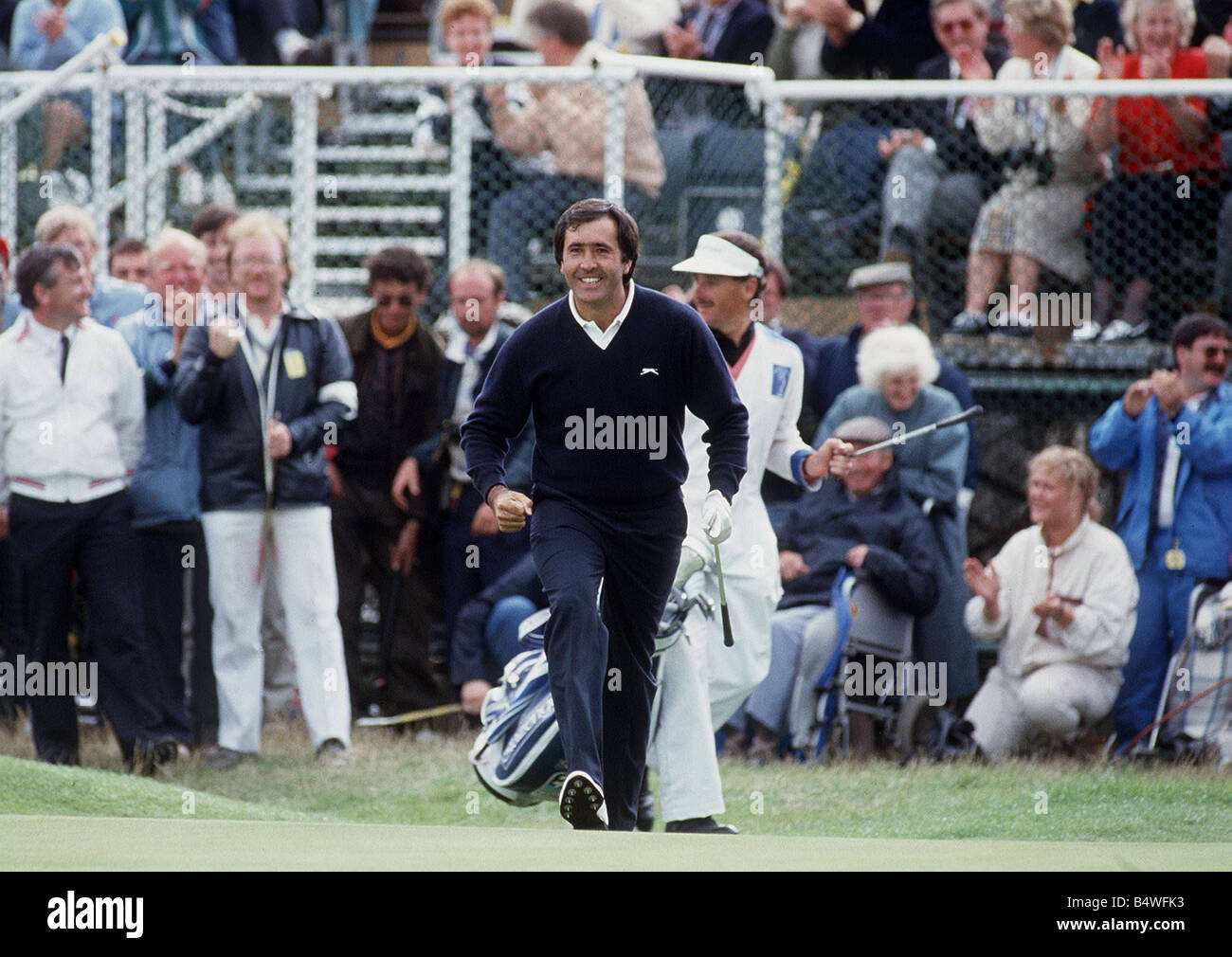 Seve Ballesteros en el British Open de 1988 Julio de 1988 Foto de stock