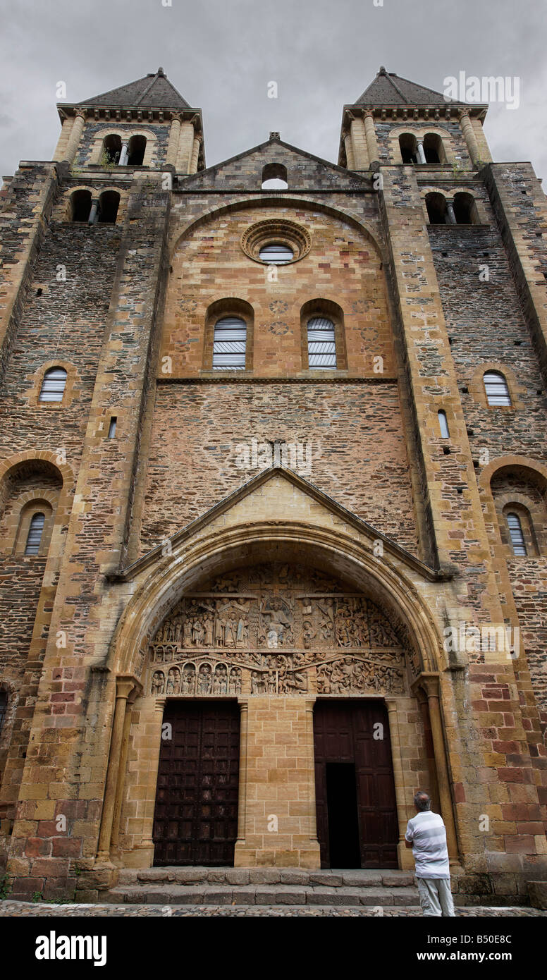 Sainte Foy Church Tympanum Fotos e Imágenes de stock Alamy