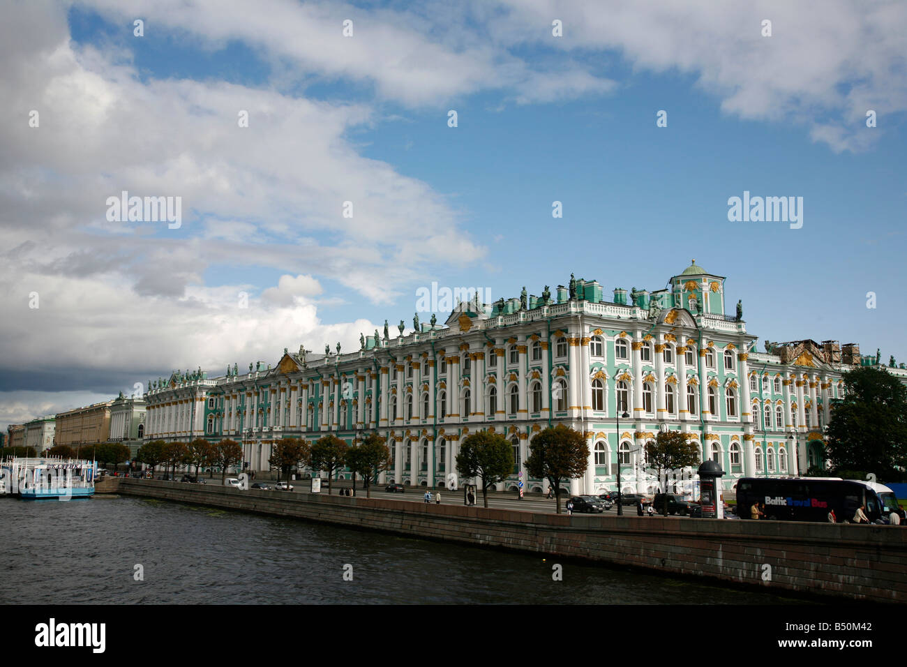 Agosto 2008 - El Palacio de Invierno de San Petersburgo, Rusia Foto de stock