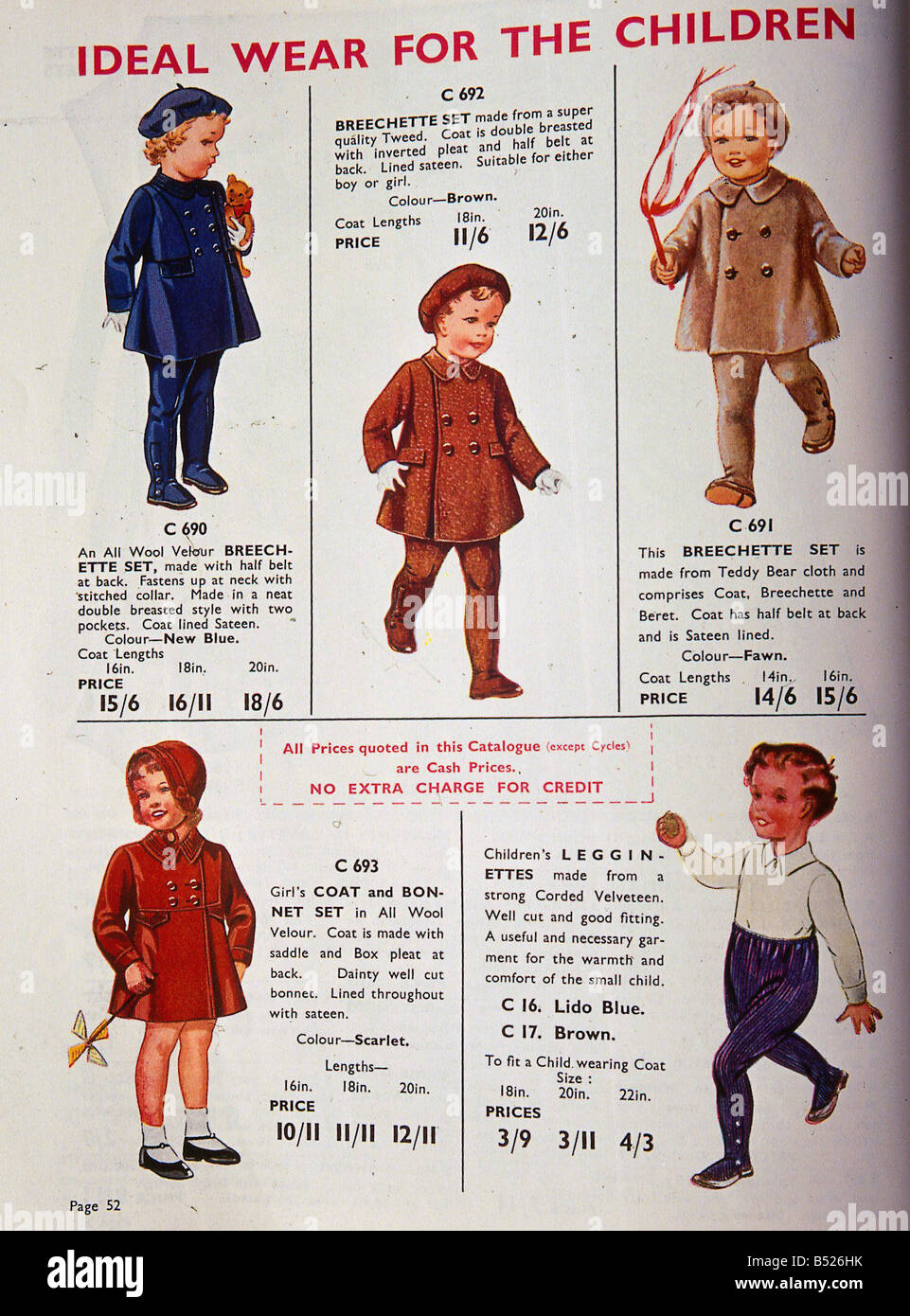 La II Guerra Mundial la moda 1939 ropa para niños Fotografía de stock -  Alamy