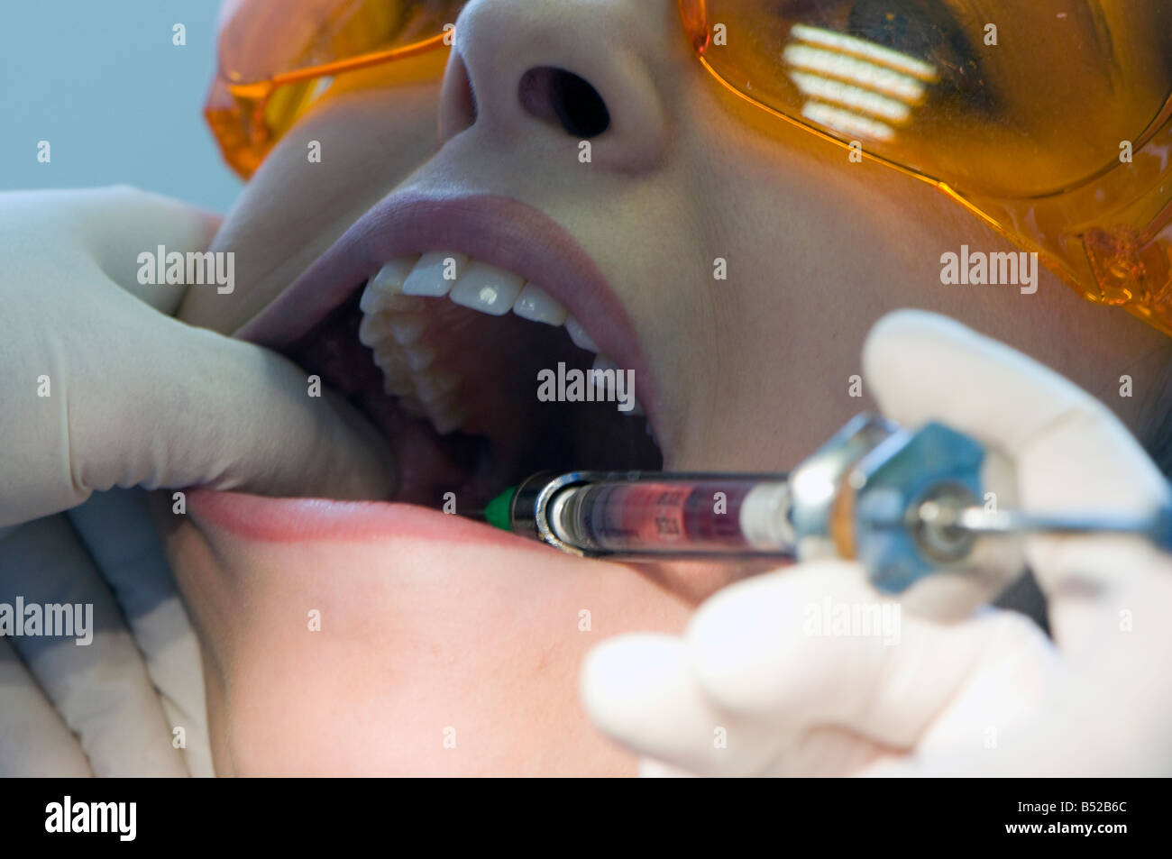 Cony Caravot dentista en Nigel Meyer Associates South Molton Street London Dental Foto de stock