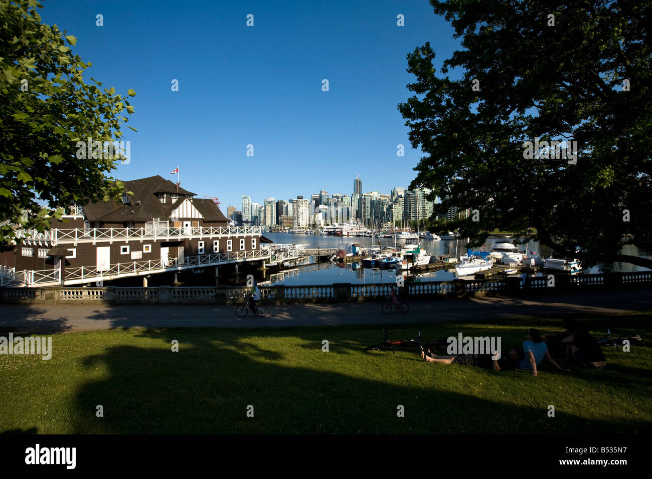 Stanley Park Vancouver, British Columbia, Canadá Foto de stock