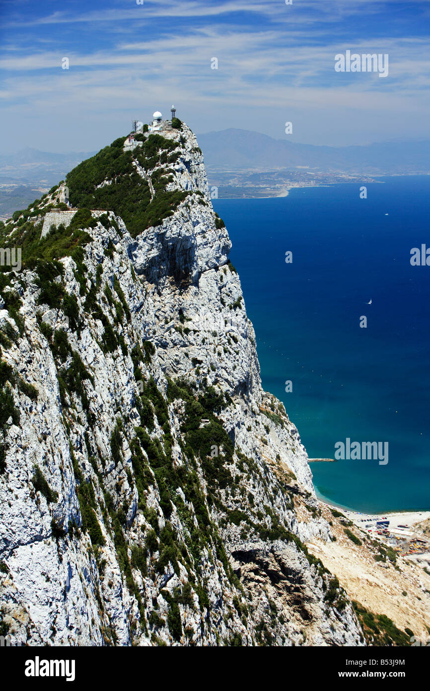 El Peñón de Gibraltar Foto de stock