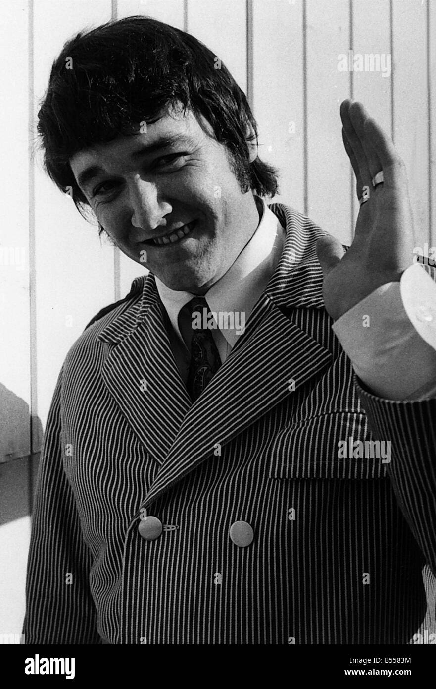 PJ Proby cantante pop americana 1967 Foto de stock