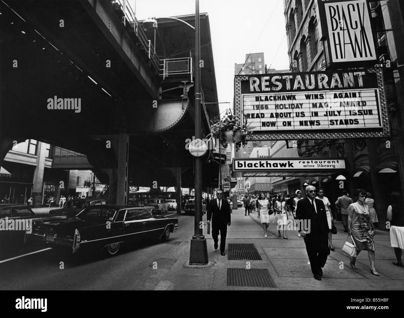 Famoso Club Blackhawk Chicago P009350 Foto de stock