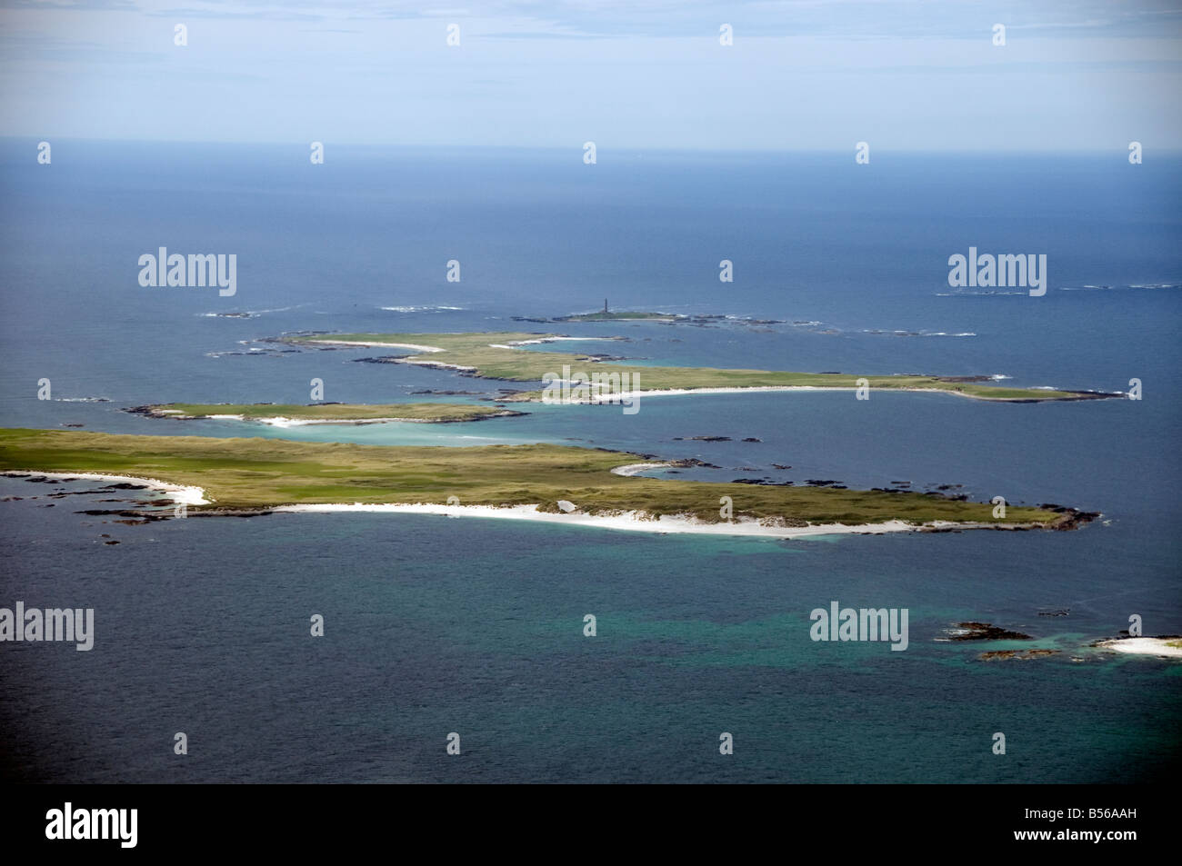 St Kilda Monach Isles cerca de St Kilda Foto de stock