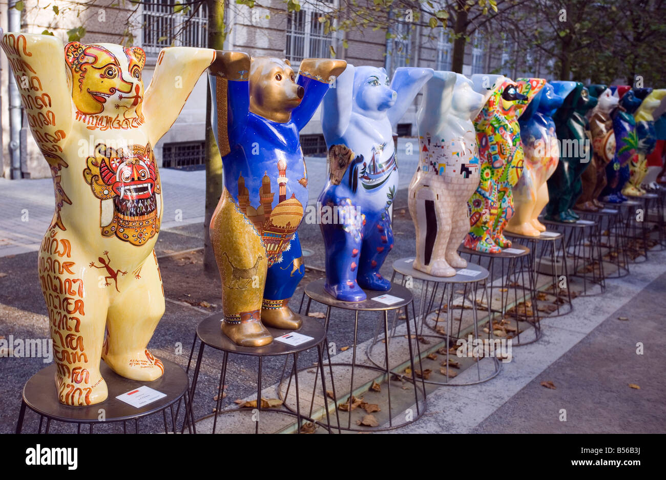 Buddy Bears, Berlín, Alemania Foto de stock