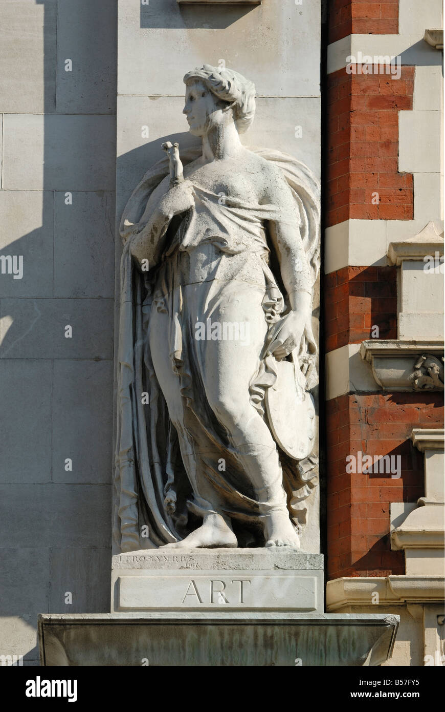 Estatua de arte, New Bond Street, Londres Foto de stock