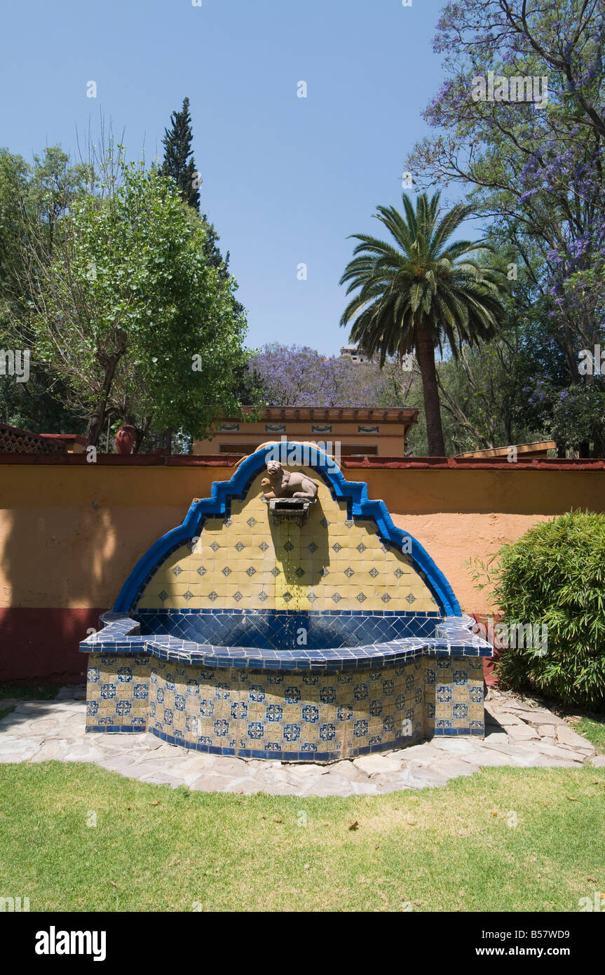 En los jardines de la Hacienda San Gabriel de Barrera, en Guanajuato, estado de Guanajuato, México Foto de stock