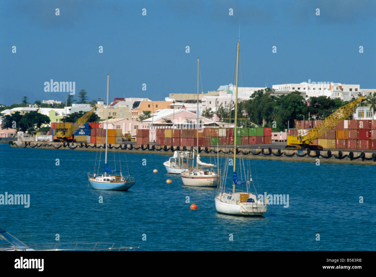 Hamilton Bermuda Océano Atlántico de América Central Foto de stock