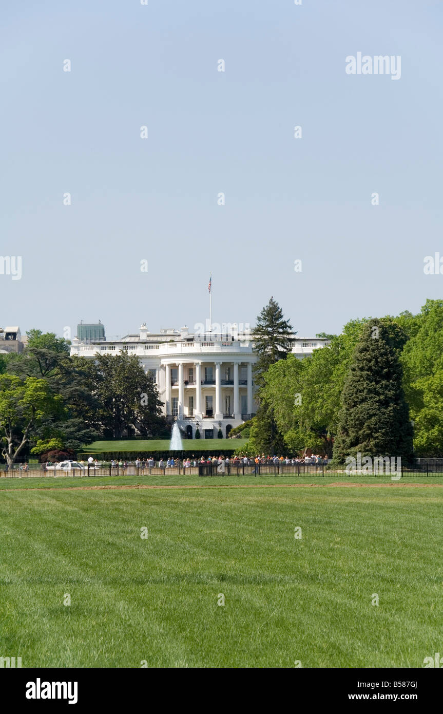 La Casa Blanca, en Washington (Distrito de Columbia), Estados Unidos de América, América del Norte Foto de stock