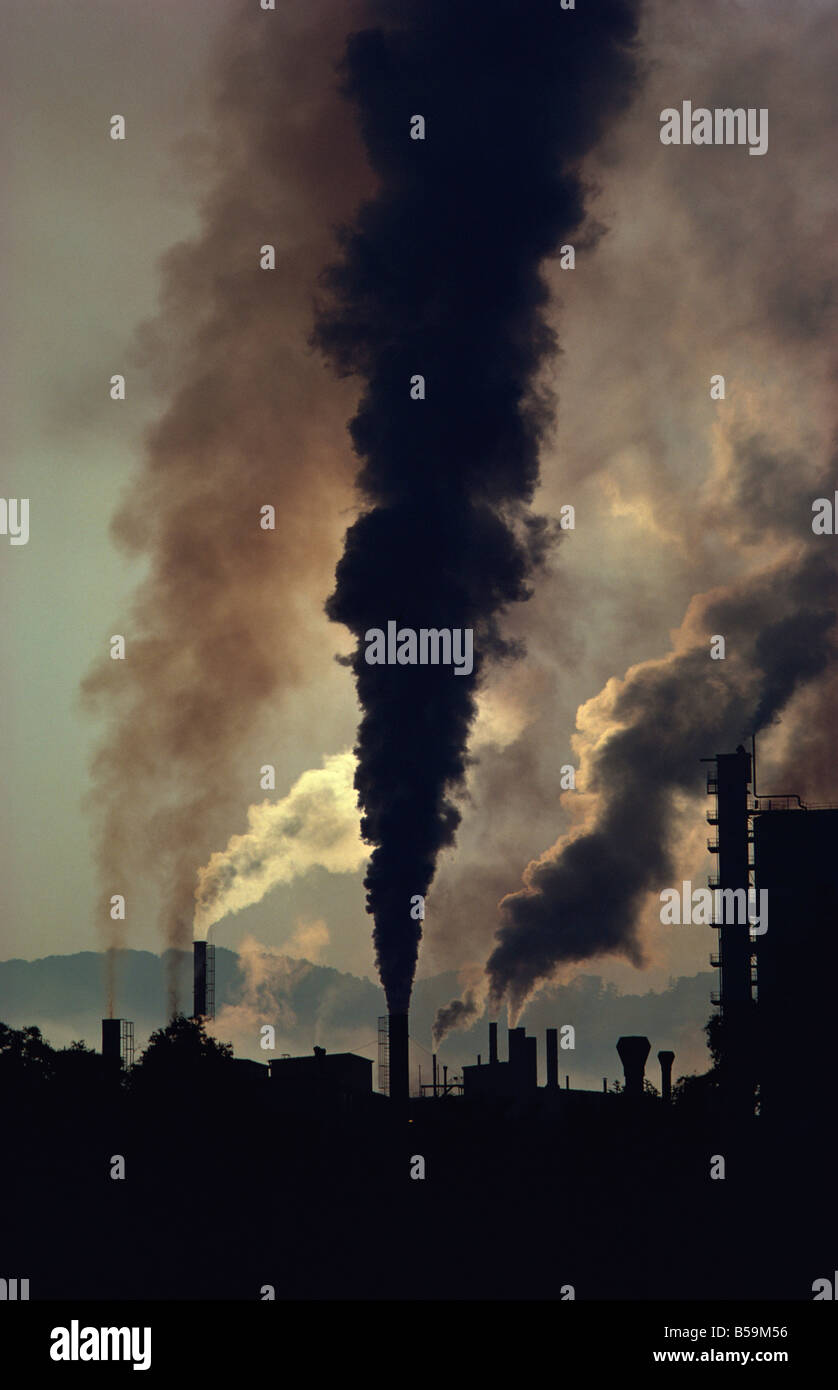 Contaminación, Chemie Linz, Austria, Europa central Foto de stock