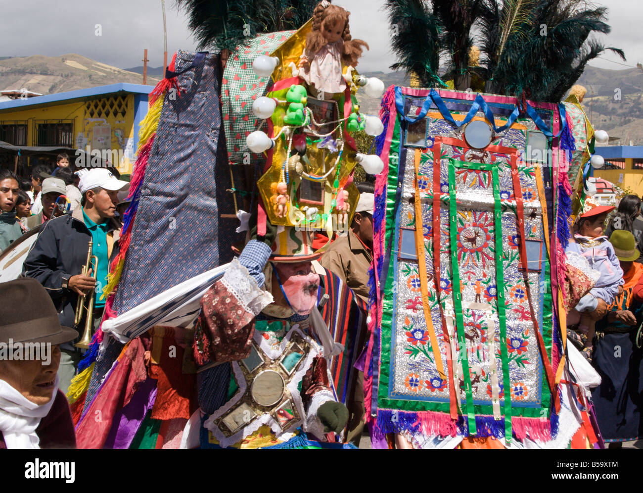 Festival de Corpus Christi, la gente en la calle, la procesión, Región