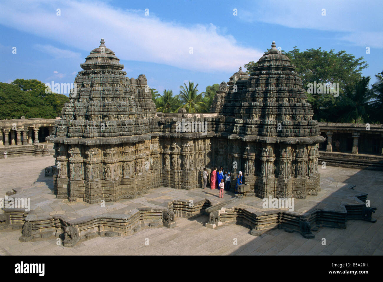 Período de Hoysala Somnathpur templo, cerca de Mysore, Karnataka, India Foto de stock