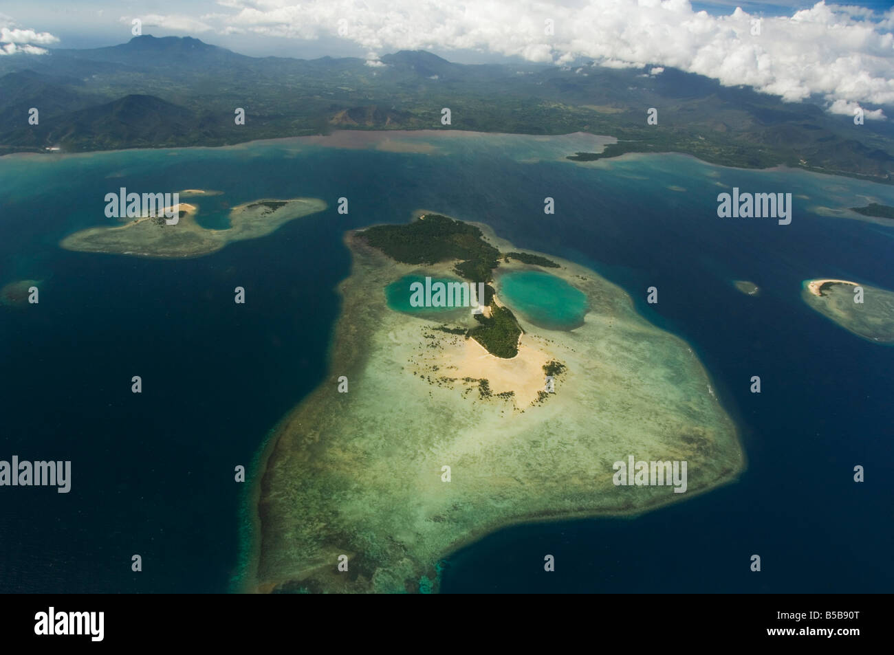 La isla de coral en forma de un rostro, cerca de Puerto Princesa, provincia  de Palawan, Filipinas, el sudeste de Asia Fotografía de stock - Alamy