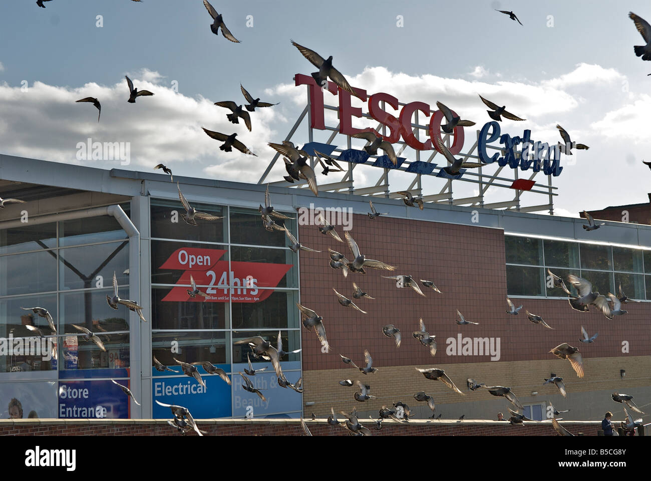 La regeneración de la asociación tienda Tesco en Failsworth Oldham