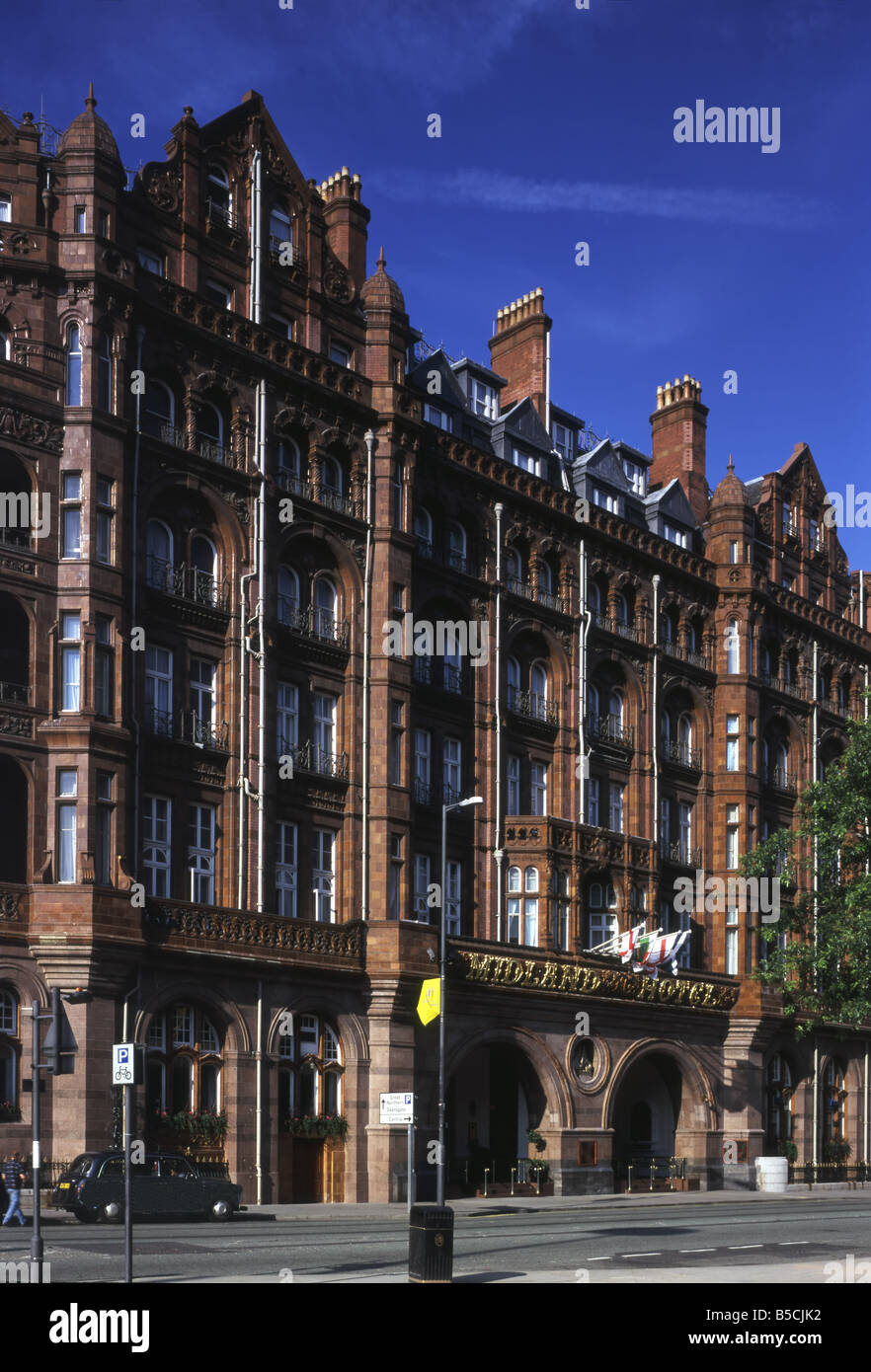 El hotel Midland en Manchester, RU Foto de stock