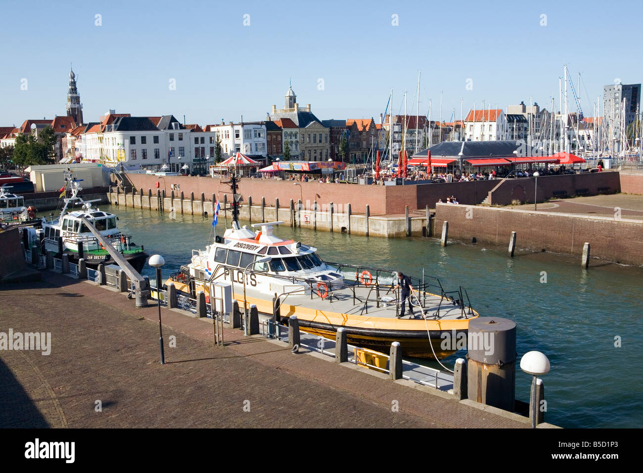 La ciudad y el puerto de Vlissingen Zeeland Holanda Fotografía de stock -  Alamy