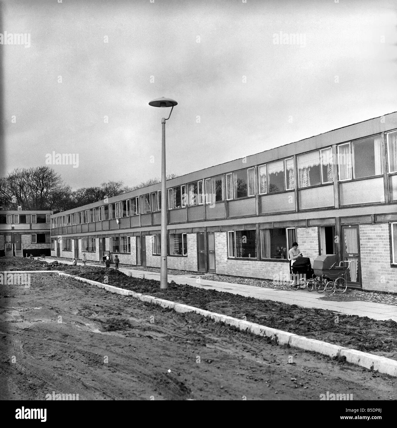 Nueva urbanización que se está construyendo en el borde de la nueva