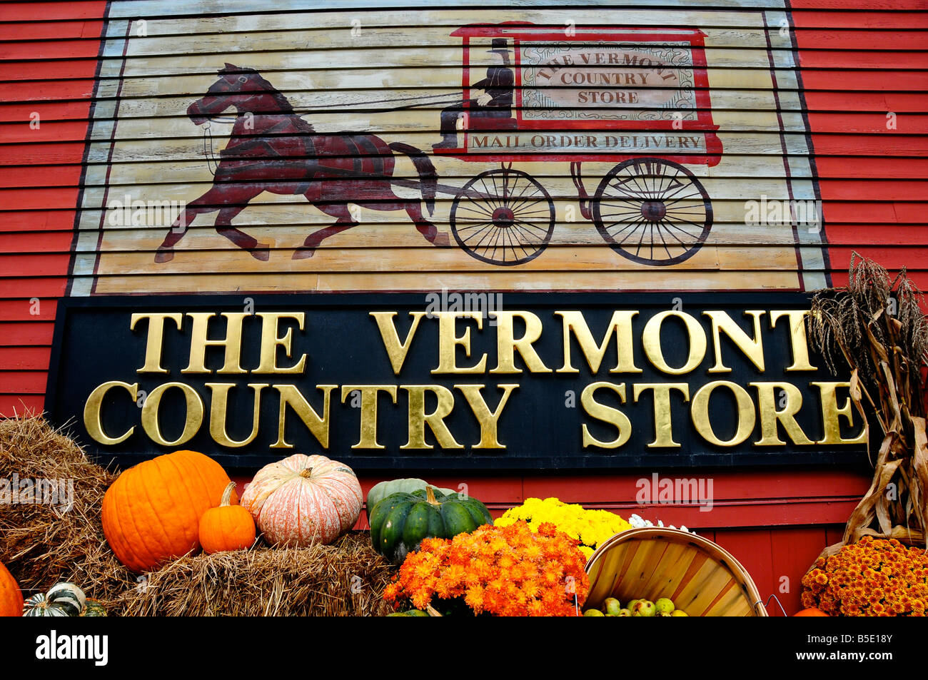El Vermont Country Store, Weston, Vermont, EE.UU. Foto de stock