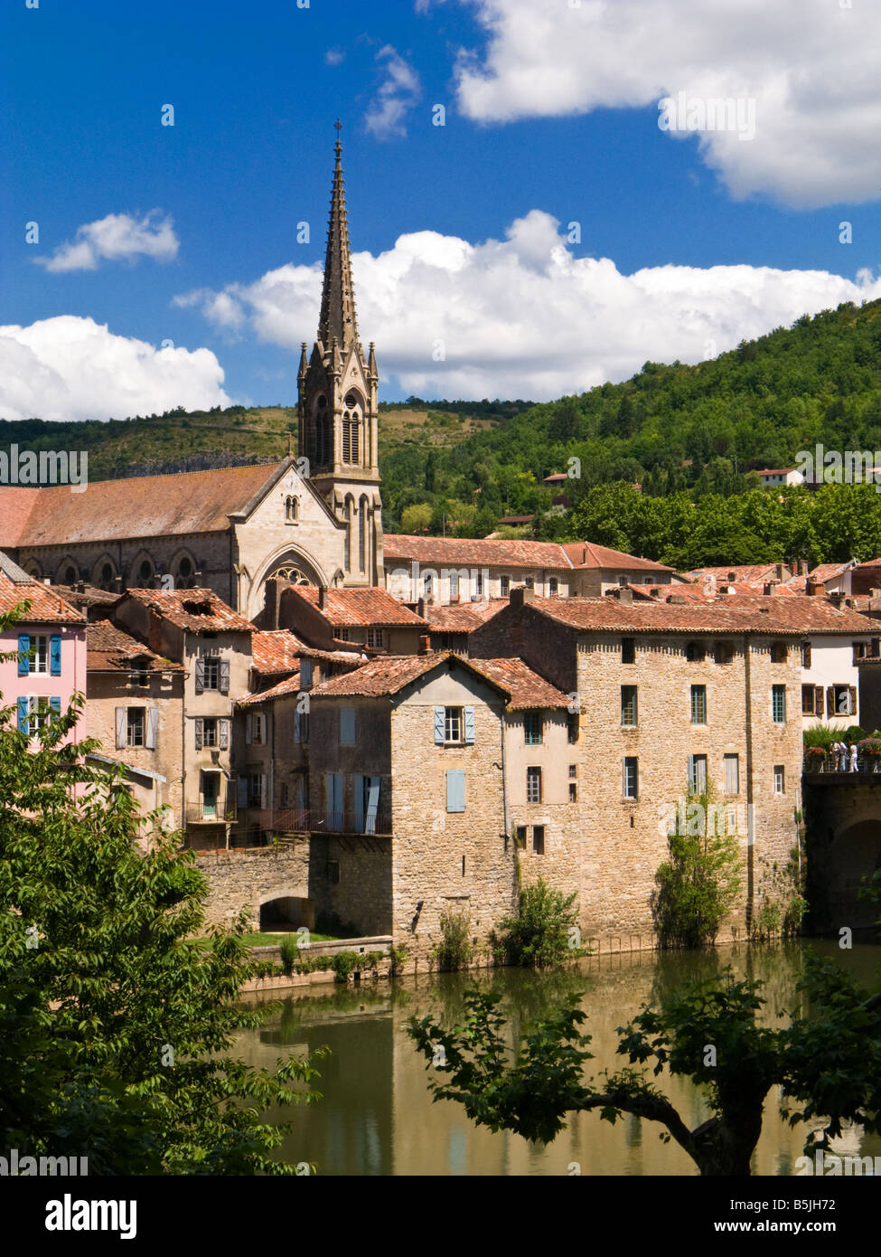 St Antonin Noble Val, Tarn et Garonne, Francia, Europa Foto de stock