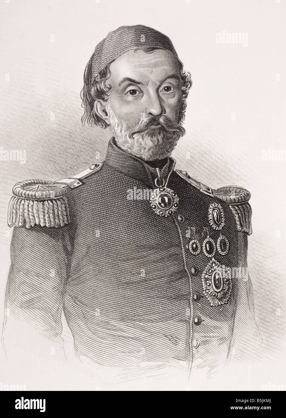 Omar Pasha Latas 1806 1871 General Otomano Foto de stock