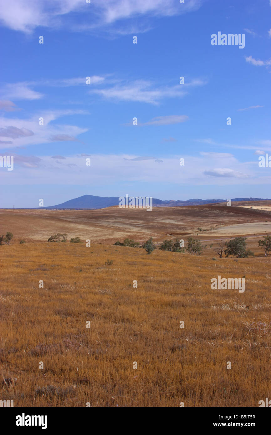 Mt notable en la mitad norte de Flinders Ranges con la fotografía de alta resolución Foto de stock