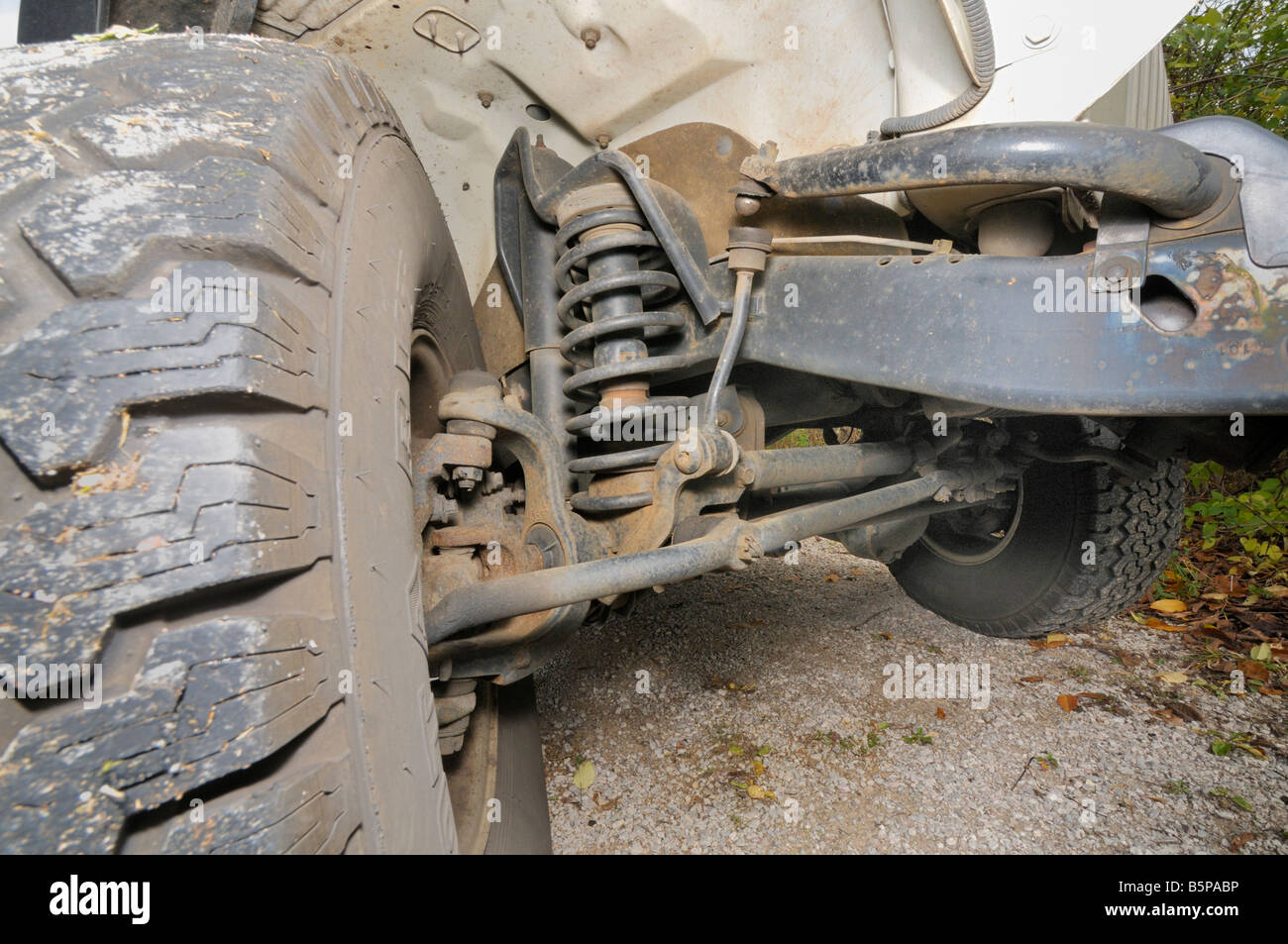 Jeep Wrangler Conjunto de resorte de la bobina. Foto por Darrell Joven  Fotografía de stock - Alamy