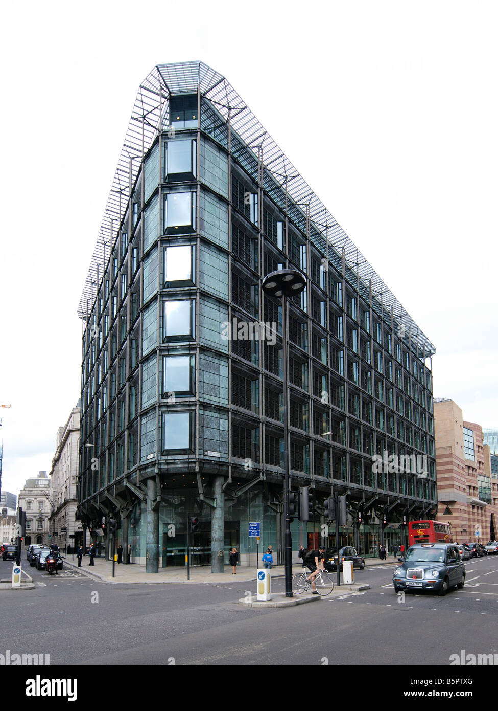HSBC Bank edificio Queen Victoria Street, Londres, Gran Bretaña. Foto de stock
