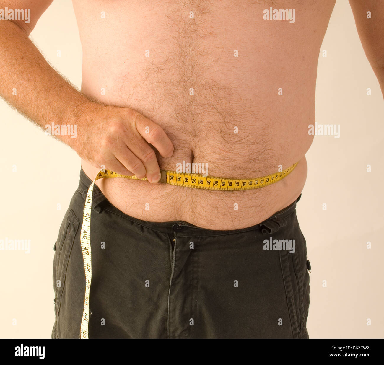 línea de la cintura masculina Fotografía de stock - Alamy