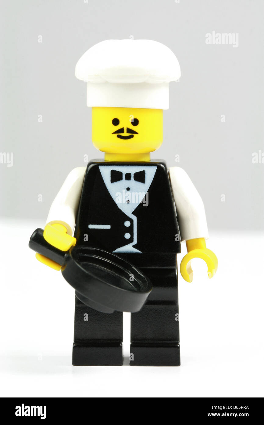 chef de LEGO Foto de stock