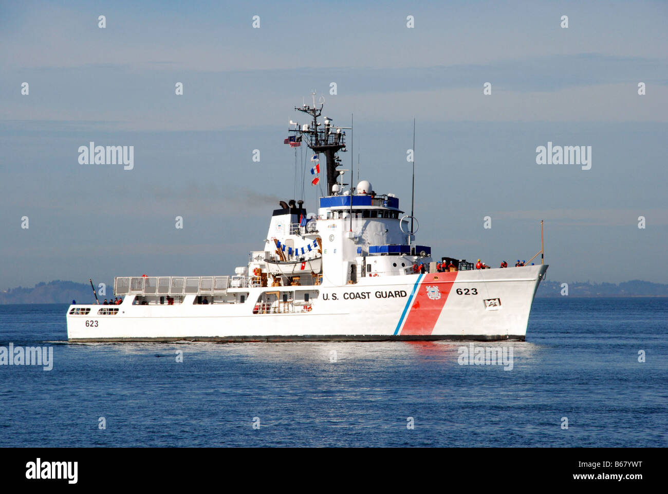 La Guardia Costera de EE.UU WMEC 623 firme Foto de stock