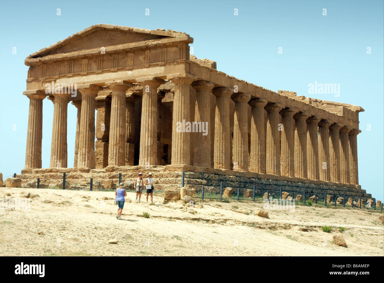 Valle de los templos, Agrigento, Sicilia Foto de stock