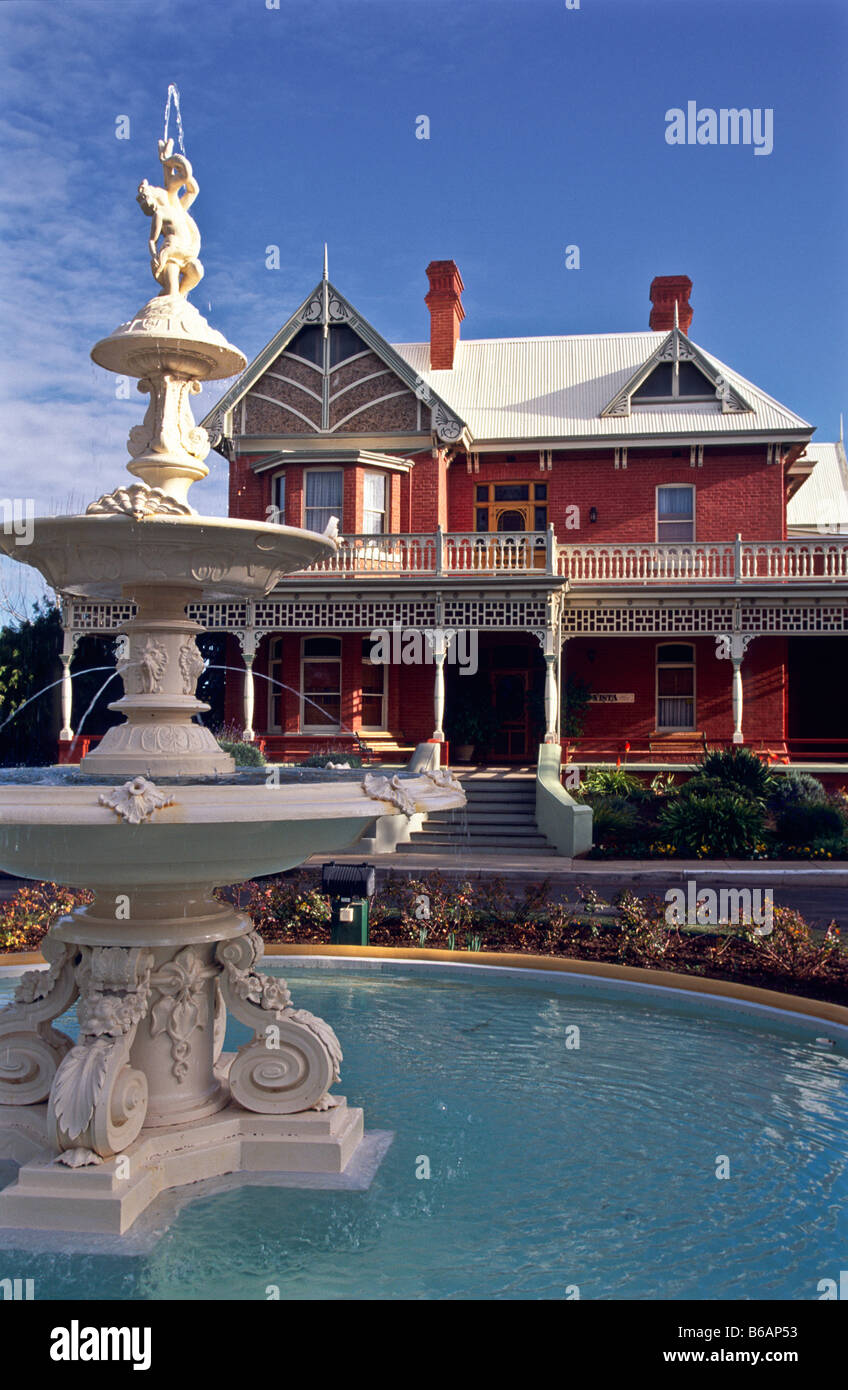 Historic homestead Mildura, Australia Foto de stock