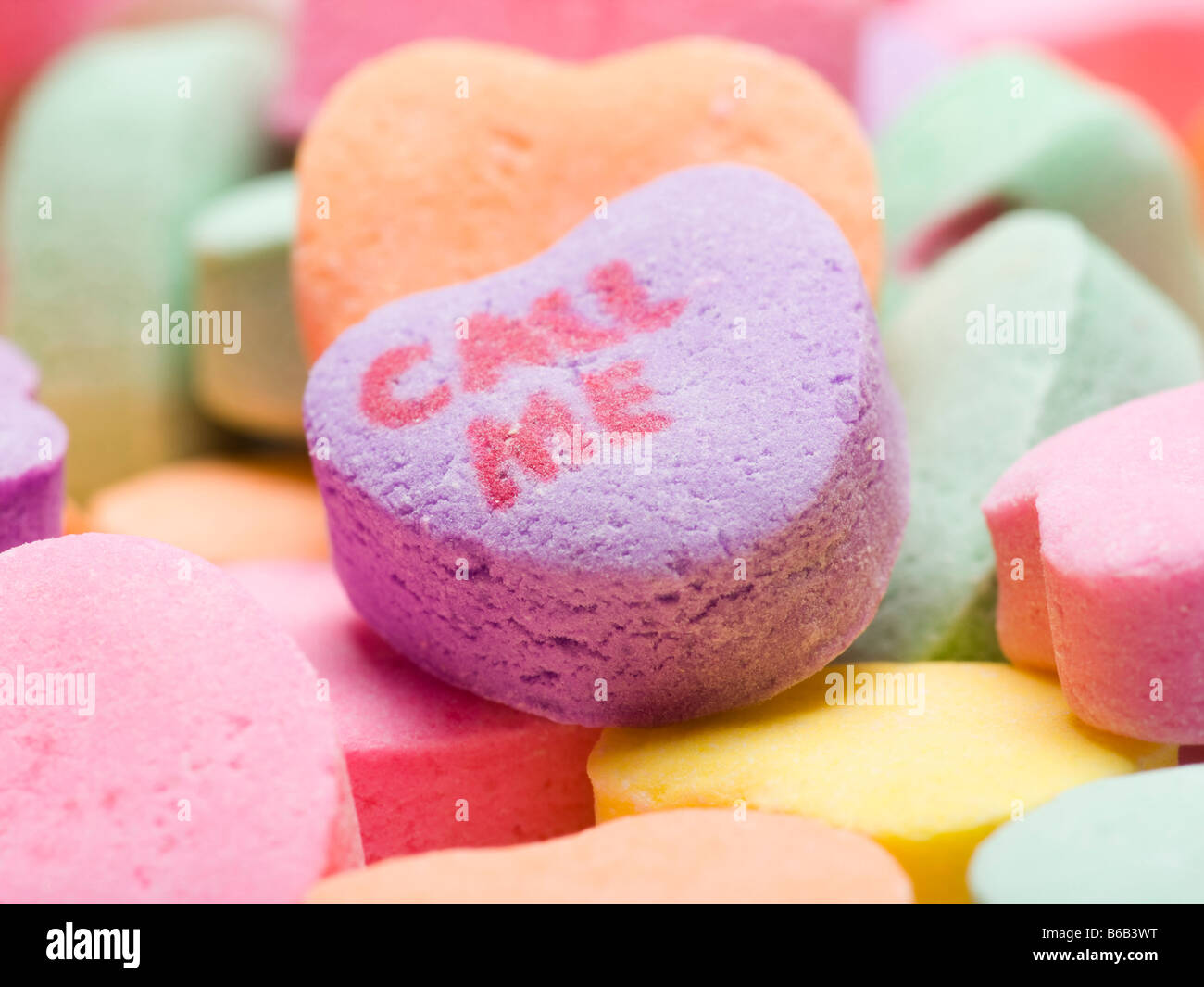 Me llaman candy corazón Foto de stock