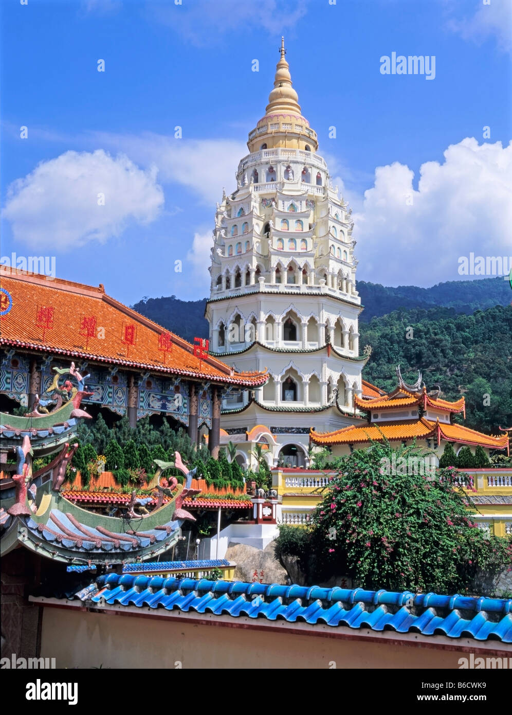 Templo Kek Lok Si, Georgetown, Penang, Malasia Foto de stock