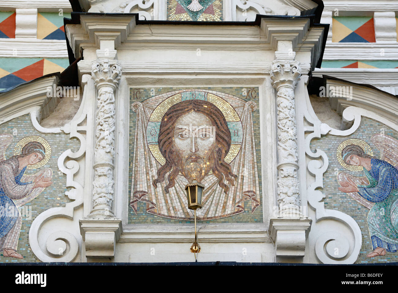 El Refectorio de la Iglesia de San Sergio, Lavra de la Trinidad de San Sergio, Sergiyev Posad, región de Moscú, Rusia Foto de stock