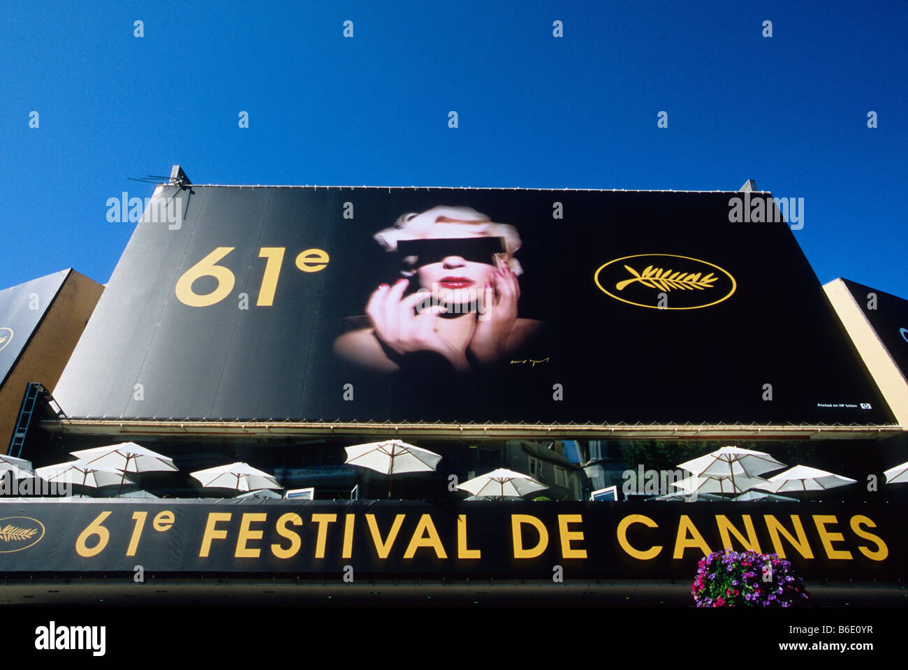 Festival de Cine de Cannes Palace Foto de stock