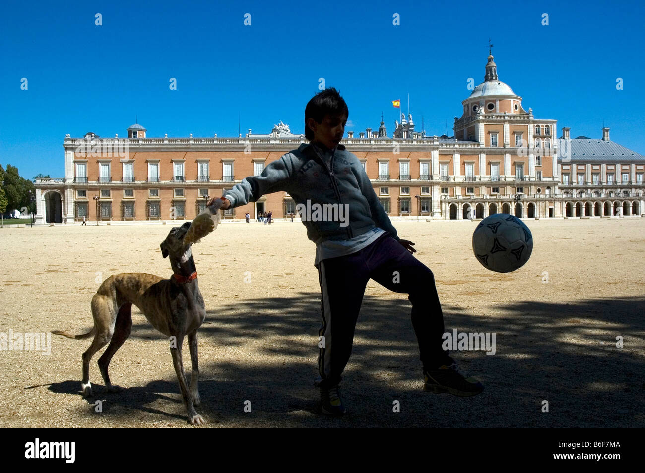 Palacio Real de Aranjuez Comunidad Autónoma de Madrid España Foto de stock