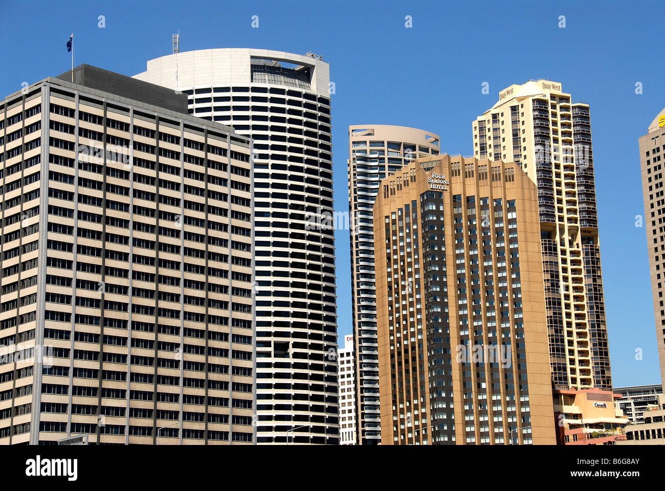 Los edificios, Sydney, Australia. Foto de stock